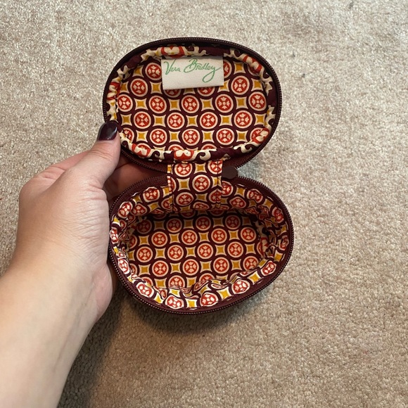 Vera Bradley small round cosmetic bag - Picture 2 of 5